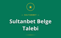 Sultanbet Belge Talebi görsel açıklaması