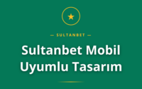Modern Sultanbet Mobil Uyumlu Tasarım arayüzü